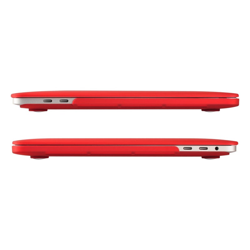 UESWILL Smooth Matte Hard Case Compatible with 2016-2019 Release MacBook Pro 15 inch with Touch Bar & USB-C, Model A1990 A1707, Red - Image 5